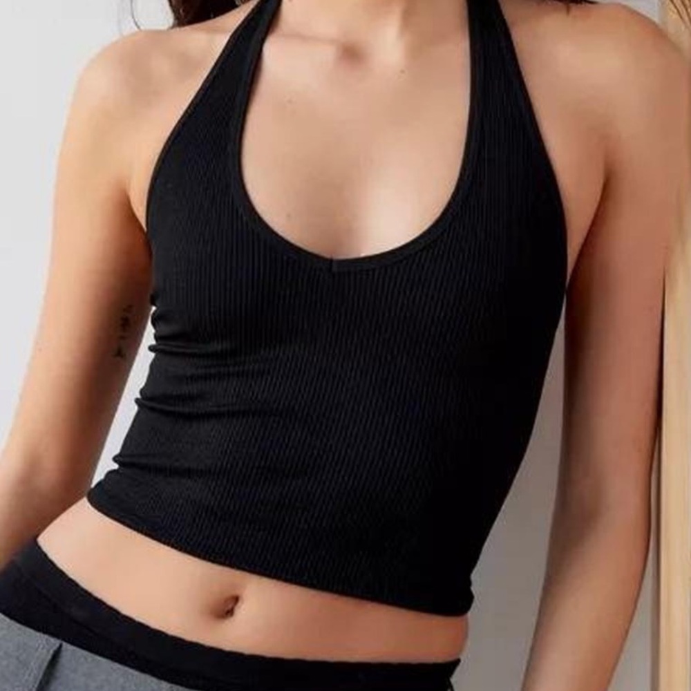 Urban outfitters black halter tank 💌